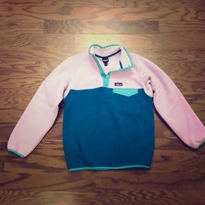Girls Patagonia Synchilla Snap-T Pullover